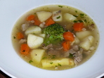 Зеленчукова супа с месце