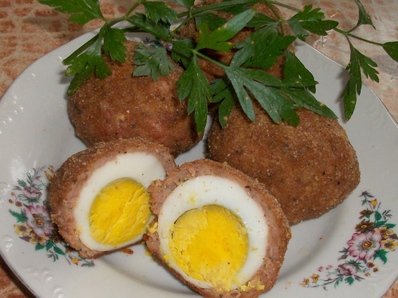 Облечени яйца на фурна