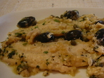 Риба с маслини и каперси