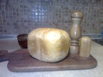 Бял хляб (с домашна хлебопекарна машина)