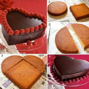 Как да направим торта "Сърце", без специална форма