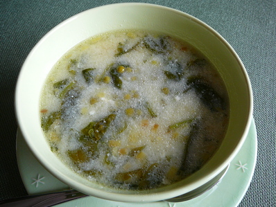 Постна супа със спанак