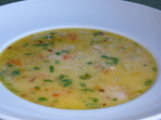 Рибена супа с праз лук