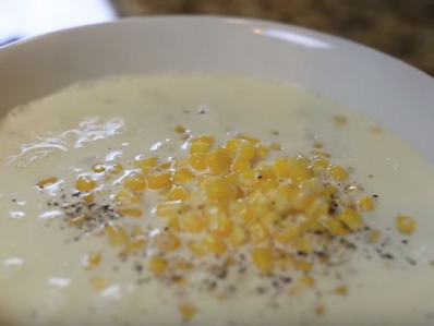 Млечна супа с царевица