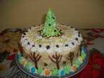 Новогодишна торта Елха