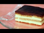 Бисквитена торта с ванилов крем