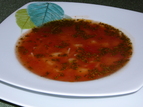 Доматена супа с чубрица