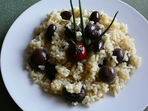 Ориз с гъби и маслини