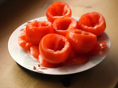 Печени пълнени домати