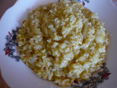 Пържен ориз в сладко кисел сос и кимион
