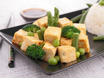 Тофу със зеленчуци на скара