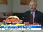 Напълно здрав след 30 години диета в McDonald's