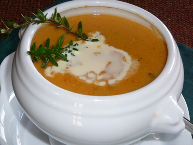 Крем супа с червена леща