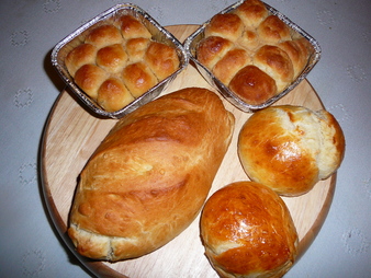 Видове тесто: За хляб, малки питки, милинки