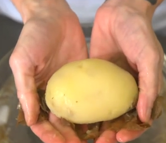Как да обелиш картоф, яйце и чесън за секунди