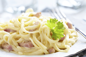 Най-бързата рецепта за спагети карбонара!