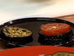 Патладжанени кръгчета с домати и пармезан