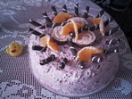 Изкусителна торта с горски плодове